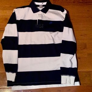 90s Nike swoosh polo button down size xl
